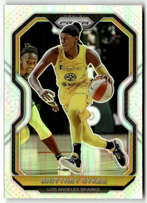 Panini WNBA Prizm 2021 Basketball No. 68 Brittney Sykes Silver Prizm
