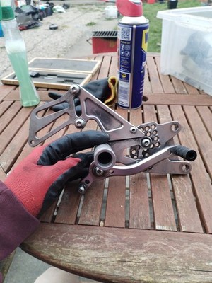 KAWASAKI ZX10R 2006 FXCNC RECHTE SEITE HINTEN BREMSPEDAL 2007 06 07 GEN 2