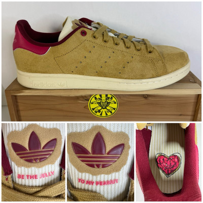 Adidas Stan Smith Be The Peanut To My Jelly Shoes Gy1892 Men's Size 9