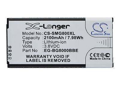 NEU Akku für Samsung Galaxy S5 Dx Galaxy S5 Mini SM-G800F EG-BG800BBE Li-Ion