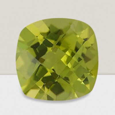 Peridot Cushion Cut Gemstone 0.61 Cts - 5 mm AAA+ Loose Gem