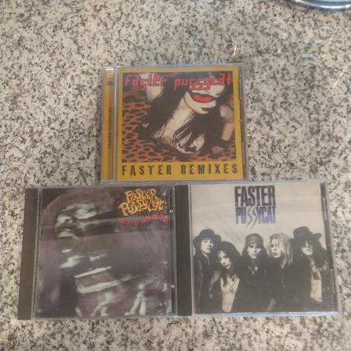 FASTER PUSSYCAT - Remixes - CD - Import - RARE 3 cd lor - Picture 1 of 2