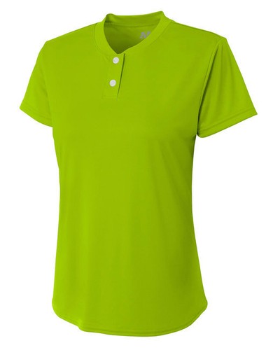 A4 NG3143 Youth Poly Interlock Tek 2-Button Henley Peak Performance Shirt - Picture 5 of 10
