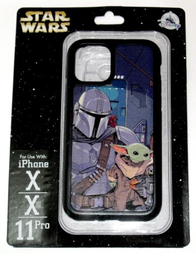 Disney Park X XS 11 Pro iPhone Case Baby Yoda Grogu Mandalorian The Child Carry - Picture 1 of 3