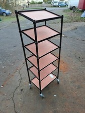 Mobile 6 shelving display unit trolley cafe restaurant coffee shop pub 