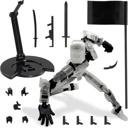 T13 Action Figure,Titan 13 Action Figure, 3D Printed Multi-Jointed Movable Small - Picture 8 of 19