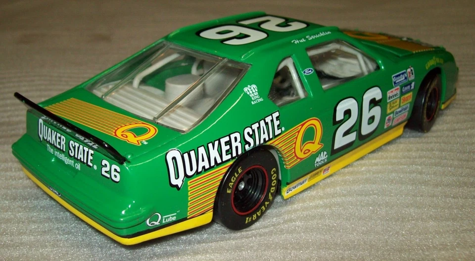 Hut Stricklin 1995 Quaker State #26 Ford Thunderbird 1/24 Vintage NASCAR Diecast - Image 3 of 4