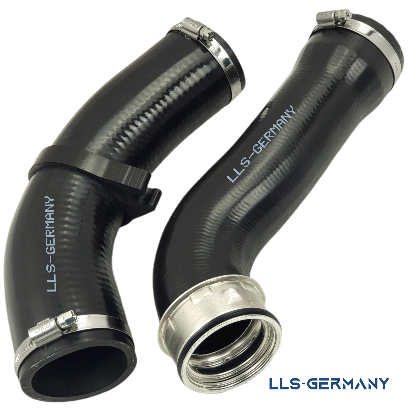 2x Turbo Hose for BMW 3er Cabriolet (E46) 320Cd 150PS Air Intake Hose Set