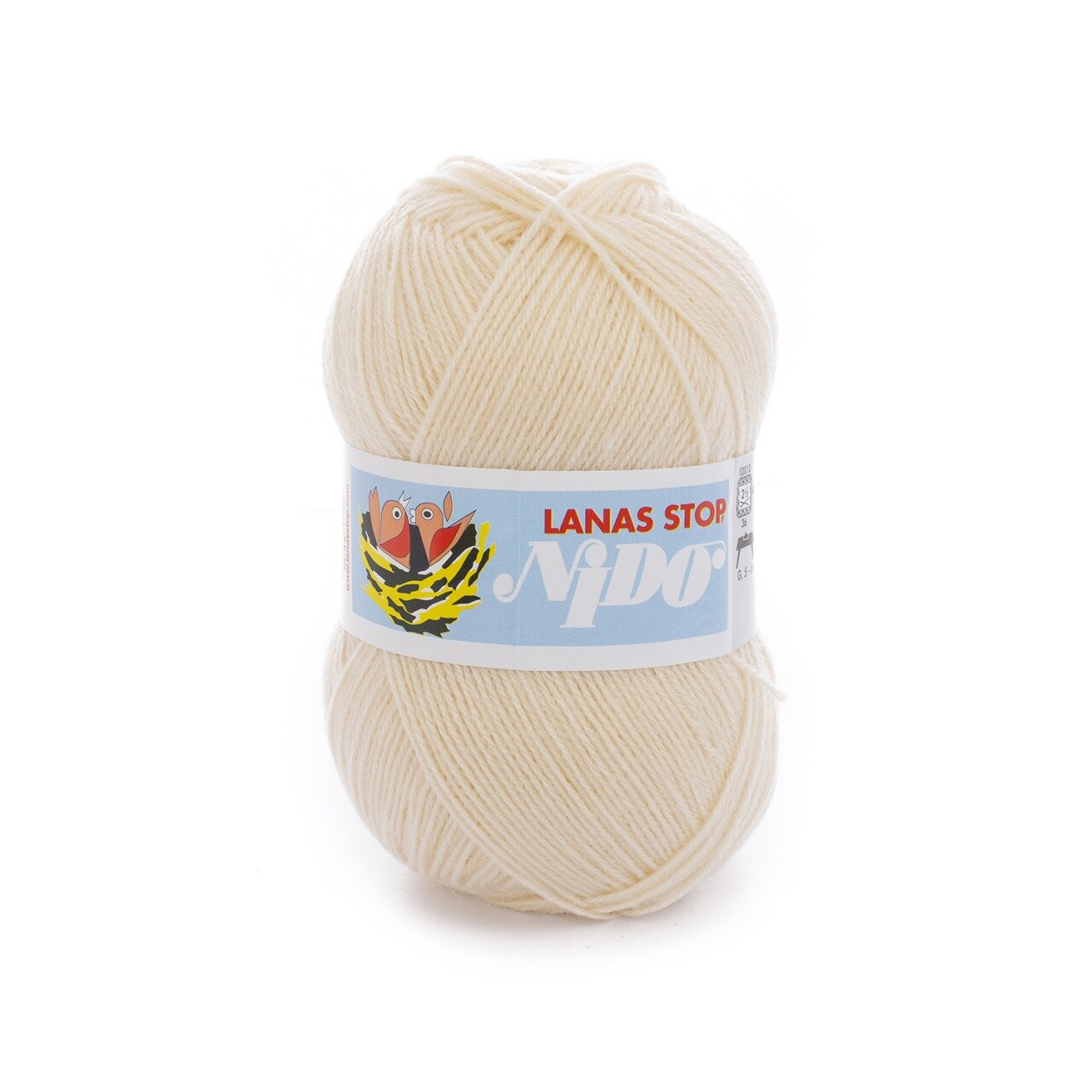 Nido - Lanas Stop by Katia - Beige (701) - 50 g / approx. 321 m Wool