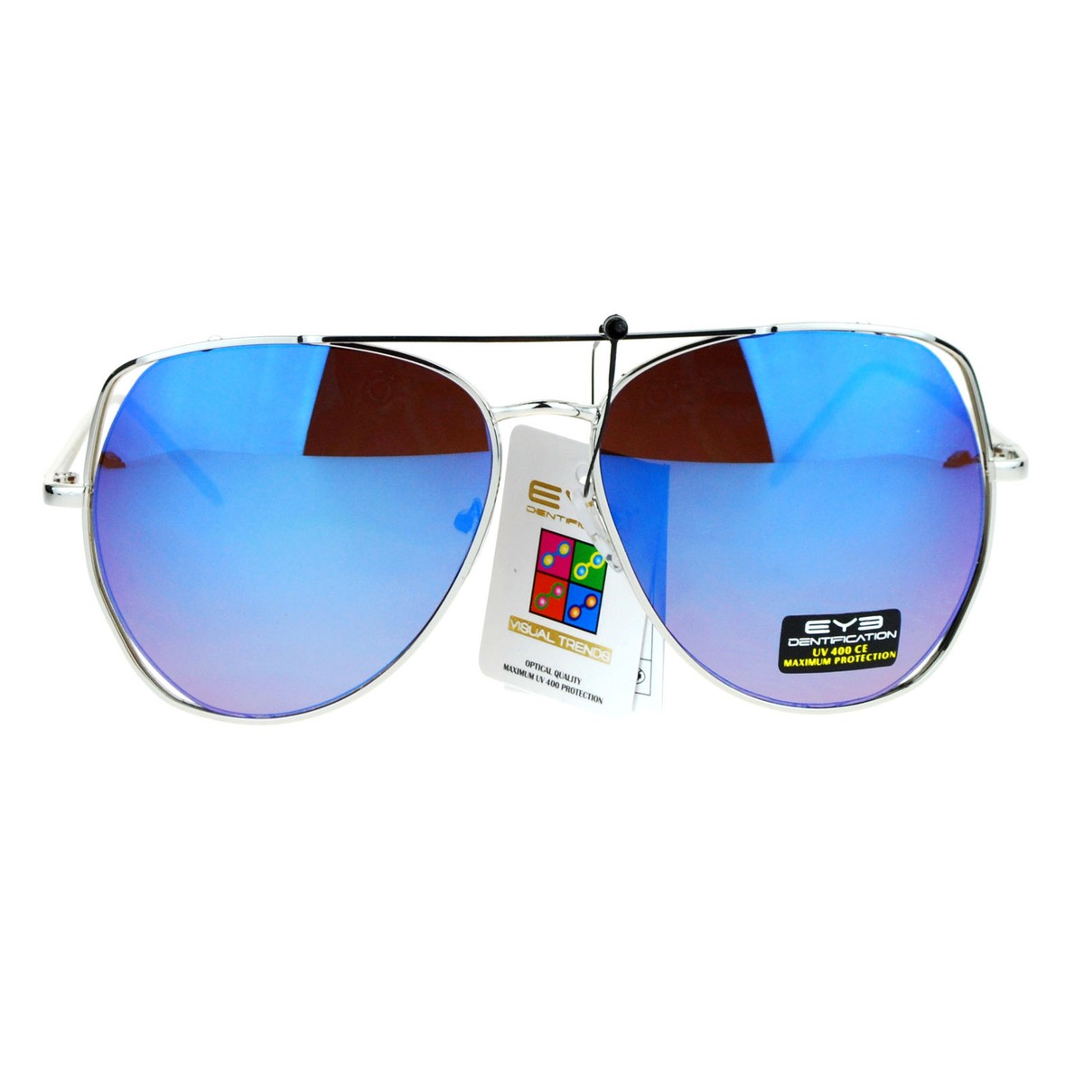 Metal Pilot Sunglasses for Women, UV Protection, Fashion Eyewear CHANEL Sunglasses: Pilot Sunglasses, metal & calfskin  main image 2