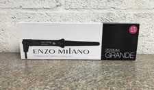 Enzo Milano Grande 25/18mm Clipless Curling Iron Ceramic Black