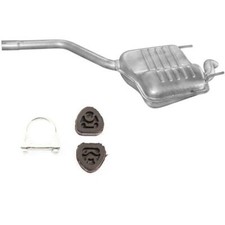 Endschalld&auml;mpfer f&uuml;r  Mercedes C180-200 W202 Auspuff Limousine + ANBAUSATZ
