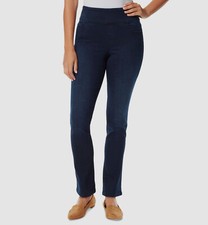 Gloria Vanderbilt Women's Blue Amanda Straight High-Rise Jeans Pants Size 6