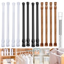 2-4 Pack Metal Curtain Rod Set 23" to 43" Adjustable Extendable Heavy Duty