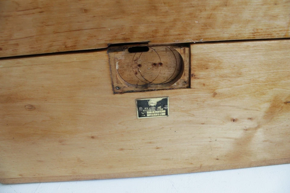 Оригинальная коробка для немецкого ВИНТАЖНОГО Peildiopter КОРАБЛЬ КОМПАС Азимут круг Teltow - Изображение 3 из 4