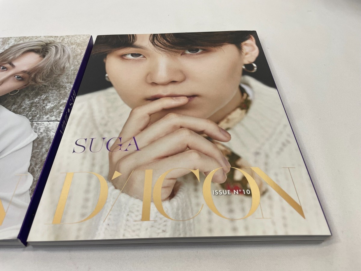 Lot of 2 - BTS Jimin & Suga Dicon Magazine Winter 2021 Lot (Korean
