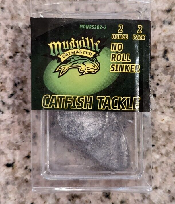 Mudville Catfish Tackle No Roll Sinker Oz Pack