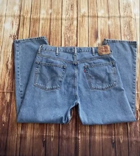 Levi’s 505 Men’s Regular Fit Blue Denim Jeans 100% Cotton Size W40” x L30”