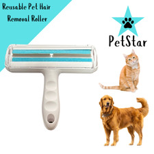 Reusable Dog Cat Pet Hair Remover Roller for Furniture, Couch, Carpet, Car Seat