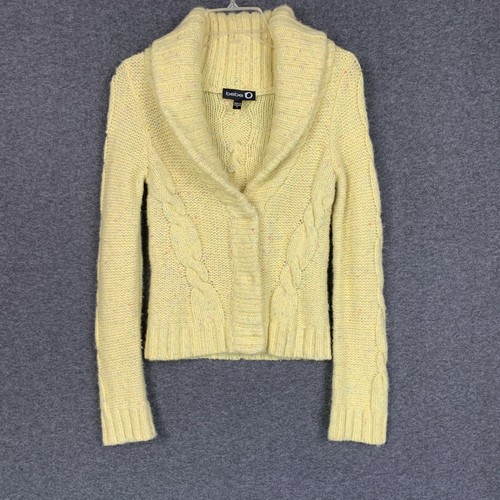 Bebe Sweater M Womens Shawl Collar 