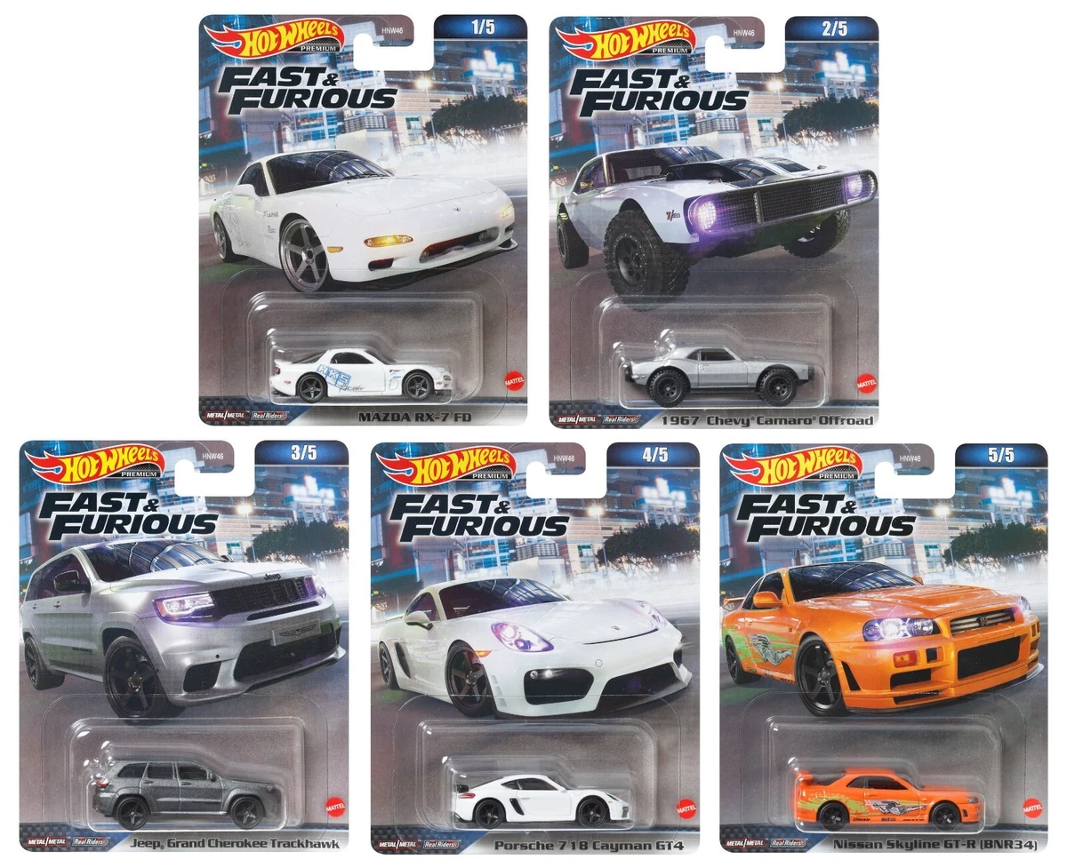 Hot Wheels Premium 1/64 - Fast & Furious 2023 - Set of 5 - HNW46  