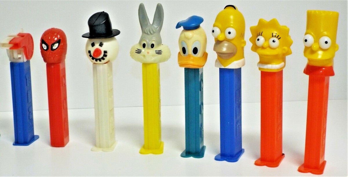 Vintage Lot of 15 Pez Candy Dispensers with Feet. Free