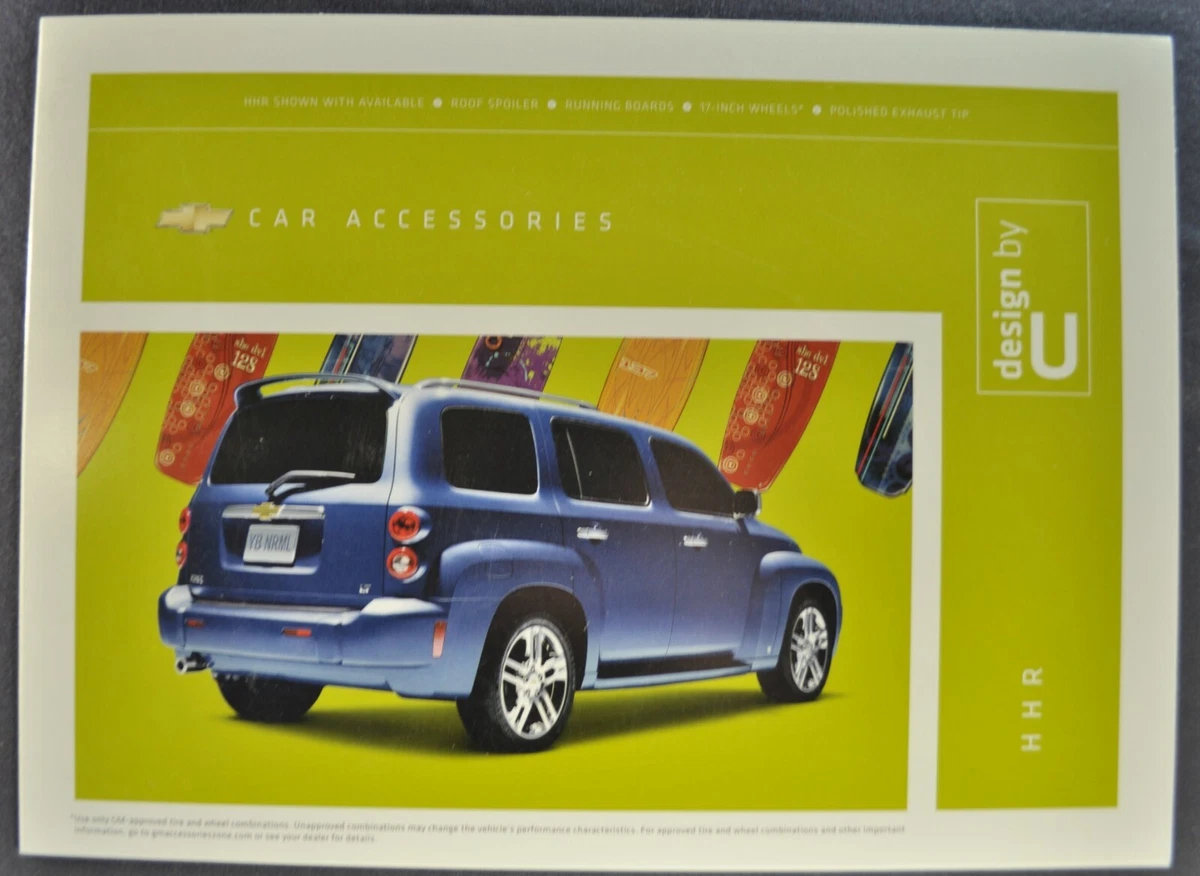 2008 2009 Chevrolet HHR Accessories Brochure Folder Excellent