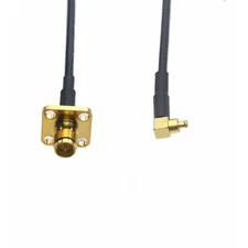 RF Cable RP-SMA female Flange mount to MC-Card plug RG316 6"~10FT laptop antenna