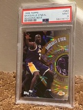1999 Topps Seasons Best Shaquille O'Neal PSA 9 #SB2 Card NEW CASE Low POP