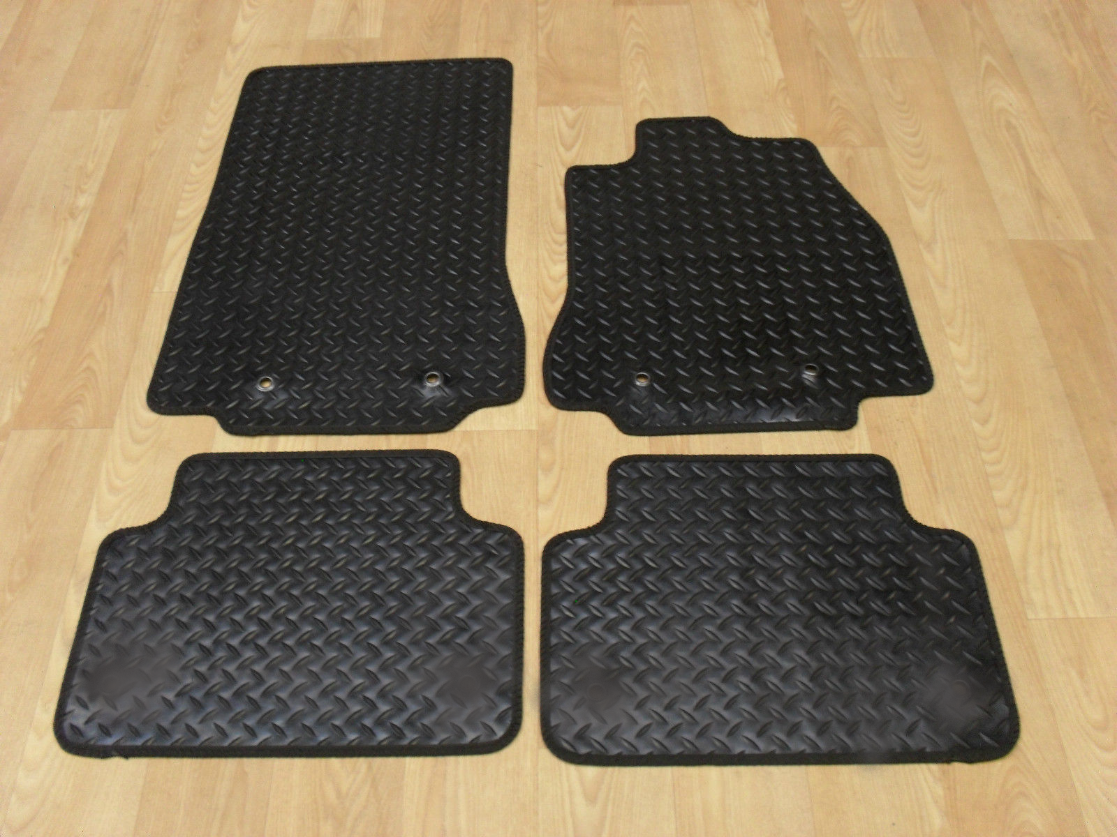 Car mats for Jaguar XF 2008-14 Tailored Fit RUBBER Car Mat Set in Black