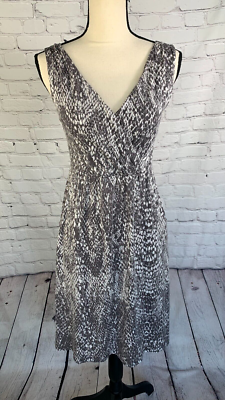 Garnet Hill Sleeveless Knit Starlet Dress Stretch Empire Waist Size XS |  eBay