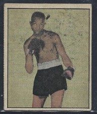 1951 Berk Ross #4-12 Sandy Saddler Flyweight Champion vg/ex