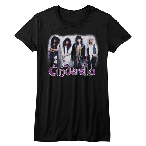 Cinderella Group Photo Womans Fitted T Shirt Heavy Metal Music - Picture 3 of 3