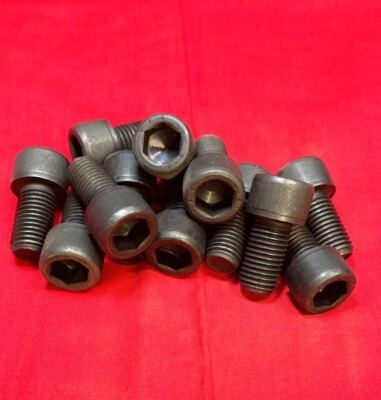 HEX SOCKET CAP HEAD SCREW, M16-2.0 X 30MM, ALLOY STEEL, BLACK OXIDE, (LOT OF 12)