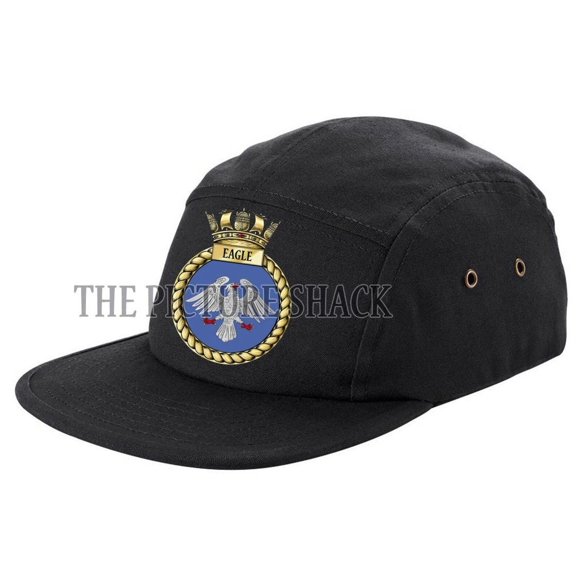 HMS EAGLE SHIPS CREST PRINTED ON A BASEBALL CAP. ROYAL NAVY eBay