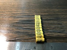  Lot of 10 NOS CDE Film  Foil Capacitors .1uf 80v 100nf 0.1uf for Audio