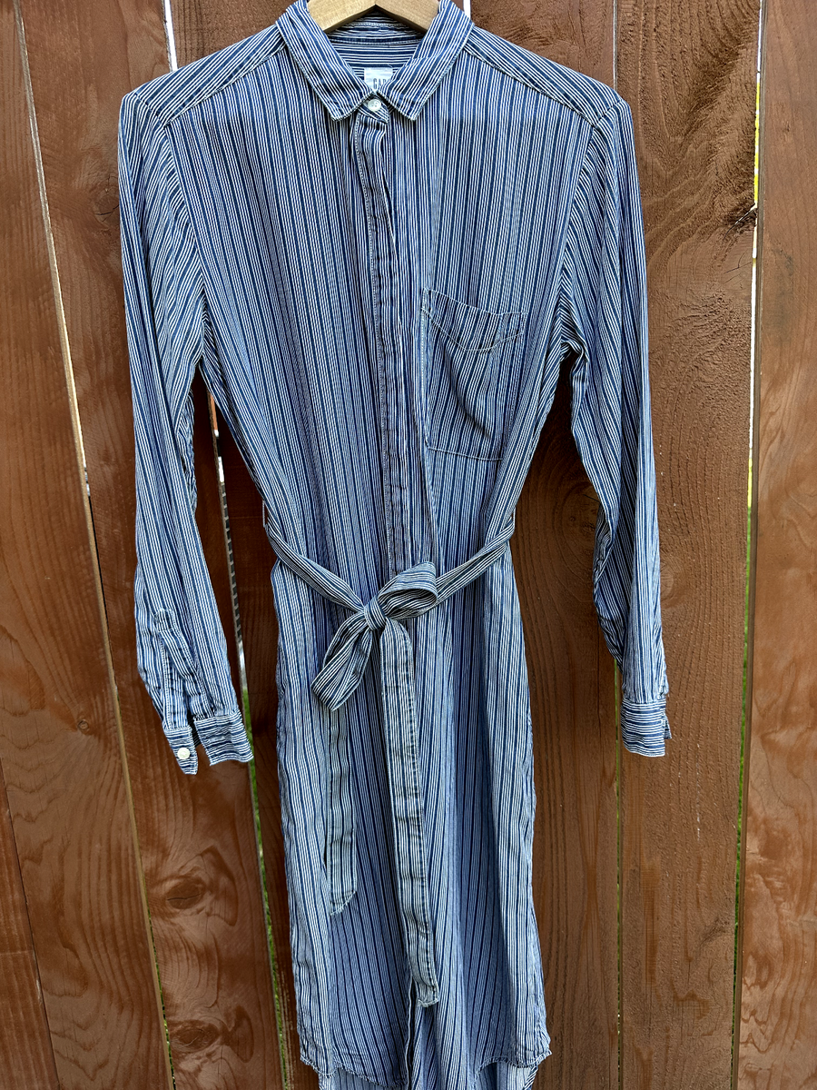 navy and white striped long sleeve dress Jude Connally Kate Dress - Everyday Stripe