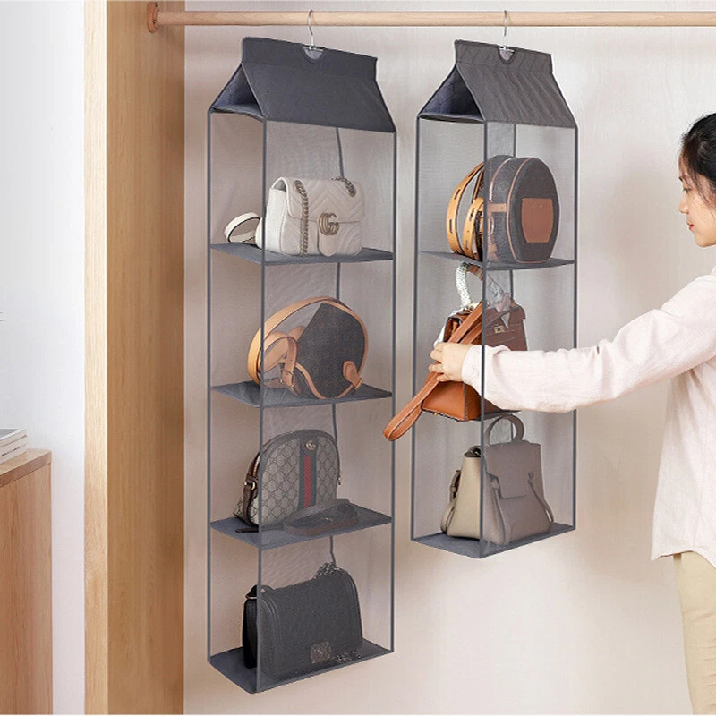 Three-dimensional Storage Hanging Bag Handbag Organizer for Closet Wall  Hanging