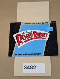 Who Framed Roger Rabbit - Nintendo NES- Manual Only **NO GAME!