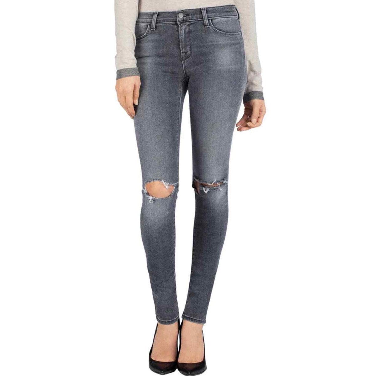 J Brand Super Skinny Jeans J BRAND LUXE SATEEN SUPER SKINNY JEANS