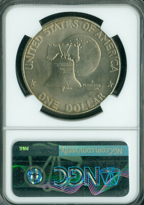 1976 D TYPE 1 EISENHOWER DOLLAR NGC MS65 MAC SPOTLESS . | eBay