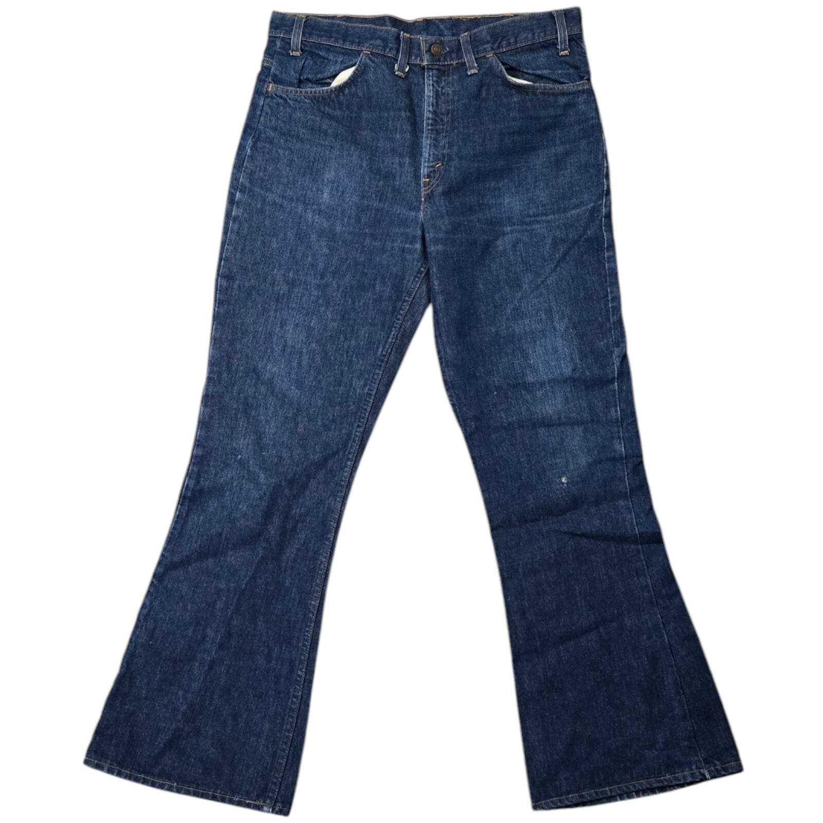 Jean LEVI'S Big E Orange Tab Pré-1970 - Taille 38, Coupe Straight, Vintage Bon état