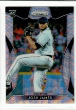JOSH JAMES 2019 Panini Prizm Baseball BLUE WAVE PRIZM #28/60 ROOKIE  ASTROS #160