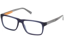 Timberland TB 1744 091 Matte Blue Plastic Optical Eyeglasses Frame 53-16-145 RX