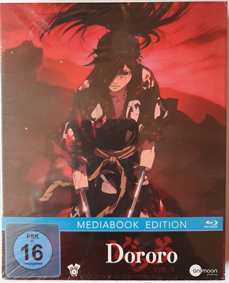 Dororo VOL.3 MEDIABOOK EDITION EP 13-18 (BLU-RAY 2020) NEU; OVP