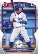 2023 1st Bowman #BP-138 Yeiner Fernandez