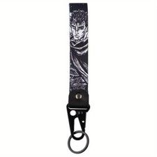 Berserk Anime Manga Guts Griffith Lanyard Wrist Strap Hook Key Tag Keychain
