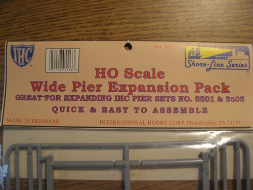 Nuevo de Lote Antiguo IHC Shore-Line Series Wide Pier Expansion Pack Kit #5513 HO ¡SIN PRECIO DE RESERVA! | Zustand: New