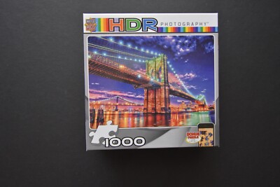 Masterpieces Puzzle 1000 Teile No. 71523 Brooklyn Lights wie NEU