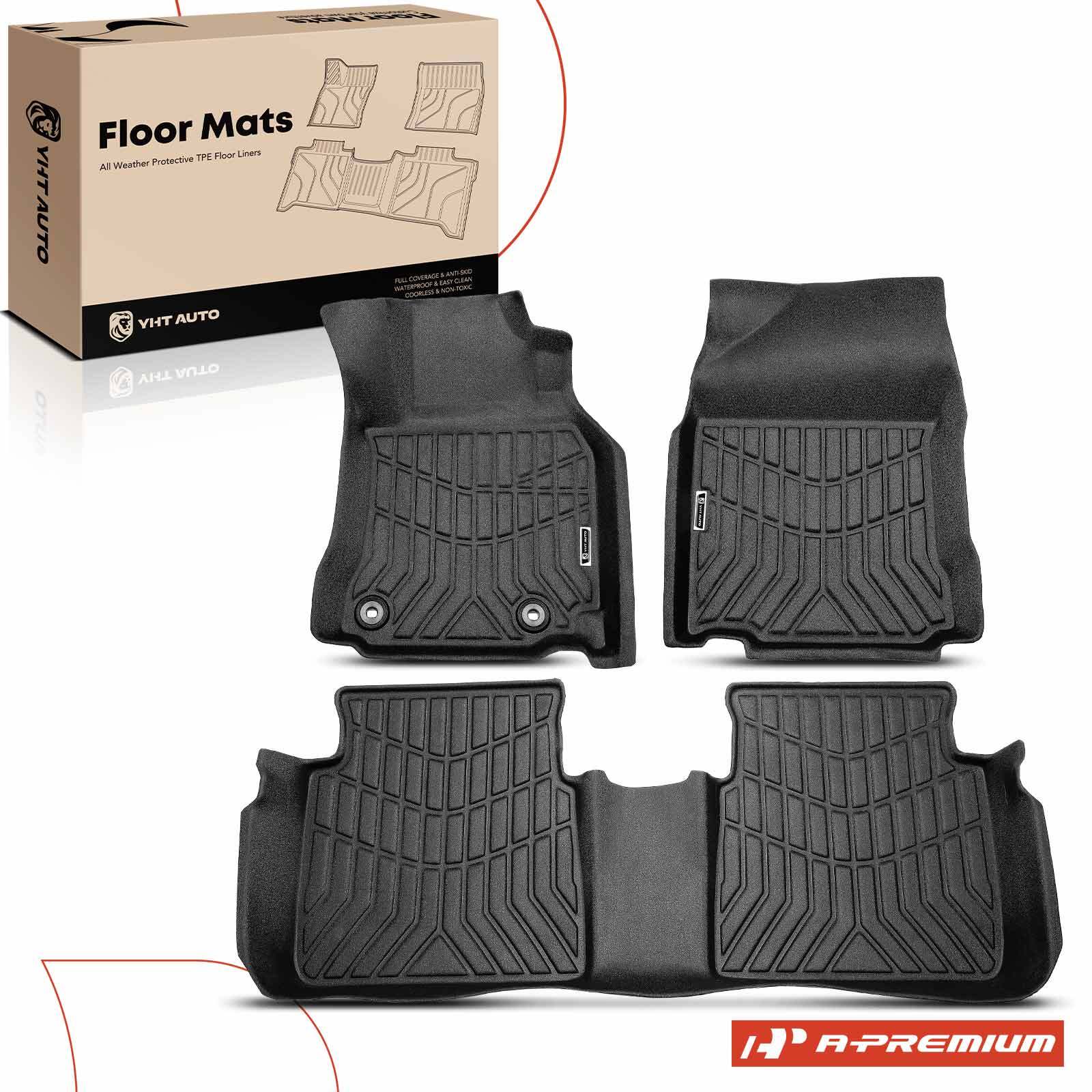 3x TPE All Weather Carpet Floor Mats for Toyota Corolla 20172018 Sedan